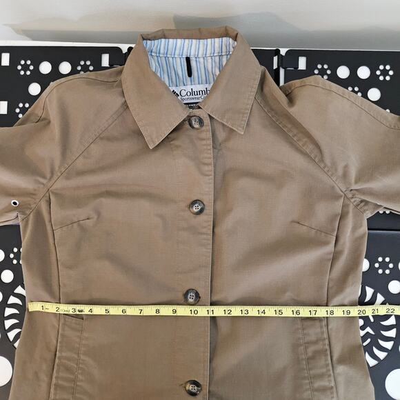 Columbia Y2K Delphine Creek Jacket Coat in Khaki | Women's Large - Picture 11 of 15
